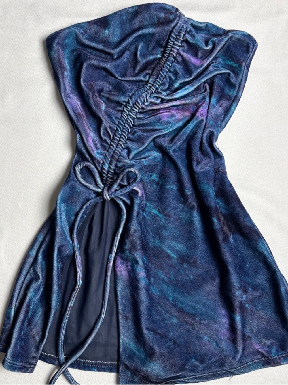Free People Velvet Strapless Top- XS